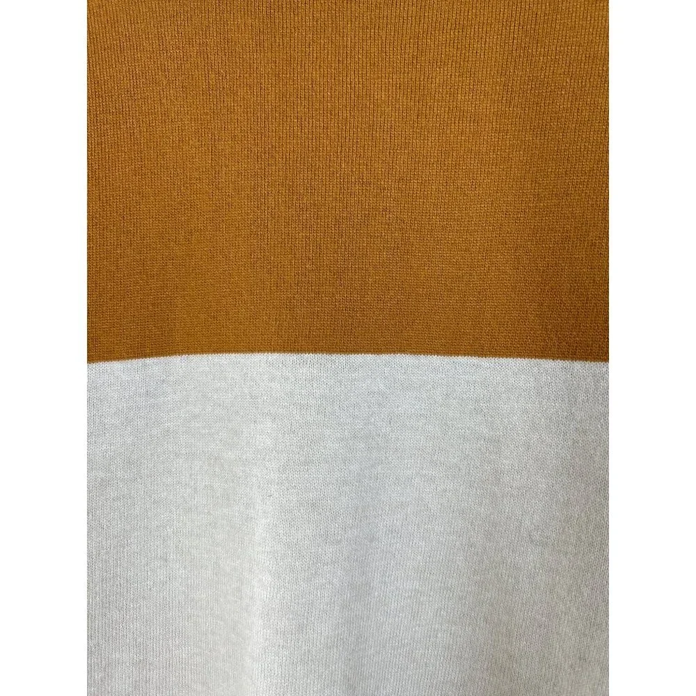 Madewell Ashbury Colorblock Mock Turtleneck Sweater Size Medium